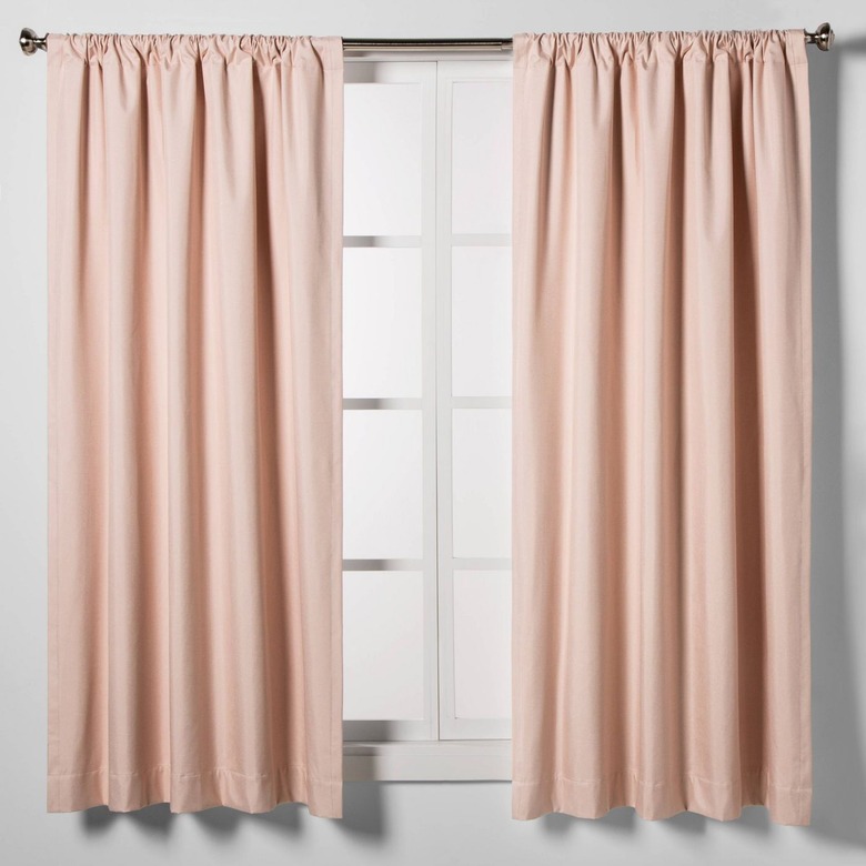 pink blackout curtains