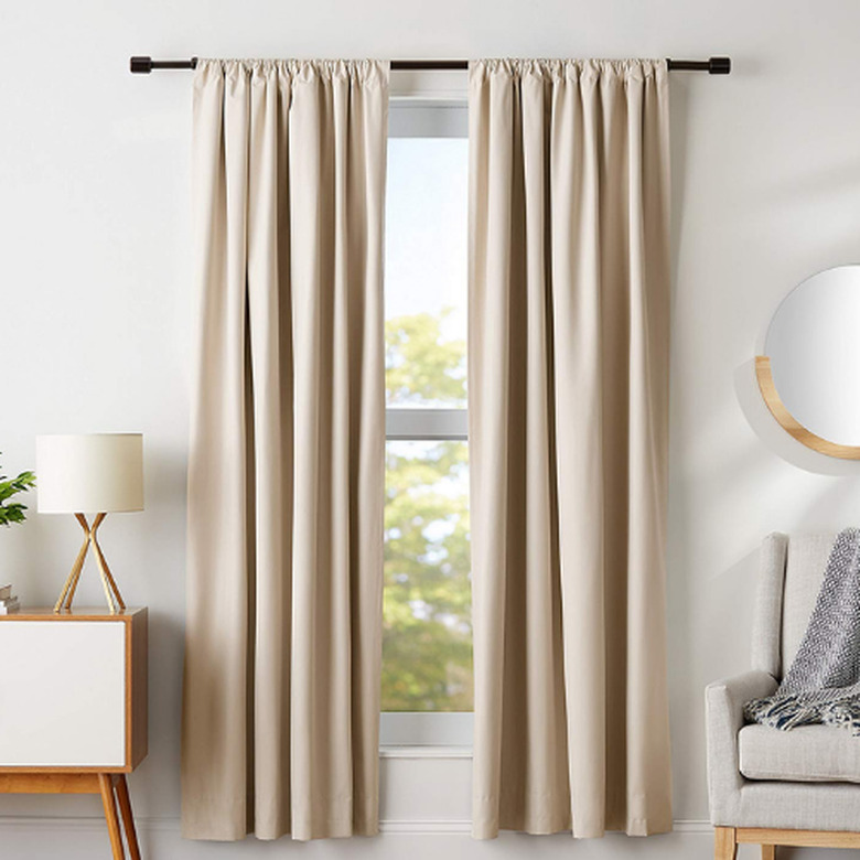 AmazonBasics Room Darkening Blackout Curtain Set
