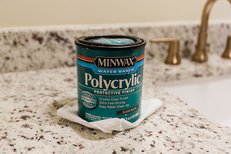 Finish with a topcoat of polycrylic sealer