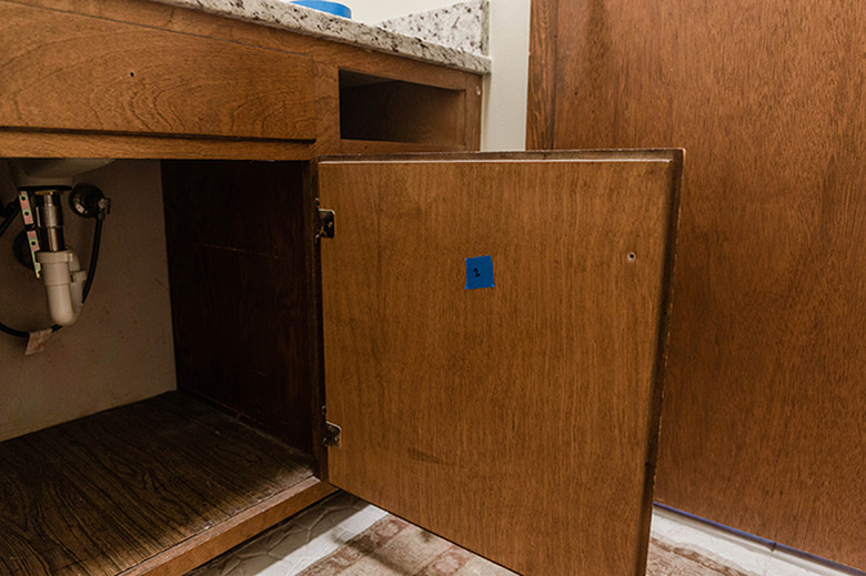 Mark the backs of each door using painter's tape in a sequence that you can remember.