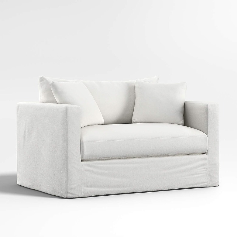 extra-large white chair