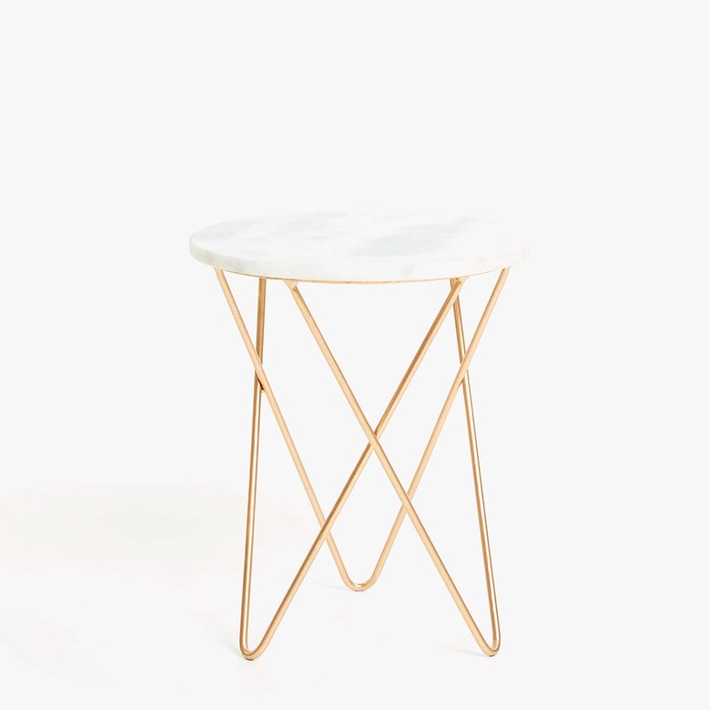 marble side table