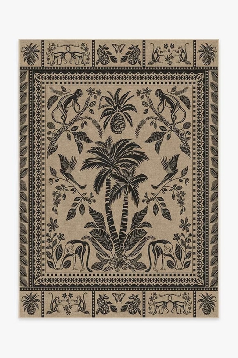 Iris Apfel Simian Rug in Charcoal