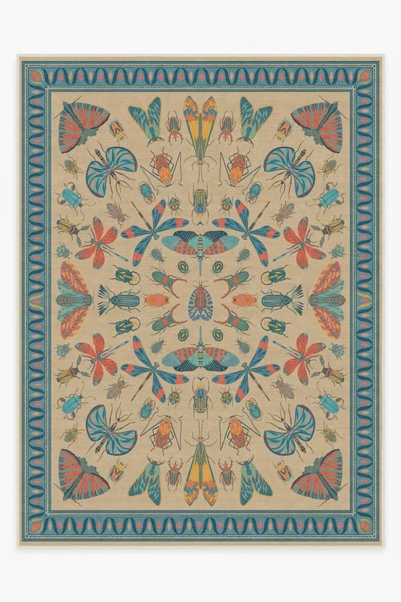 Iris Apfel Flutterby Rug in Multicolor