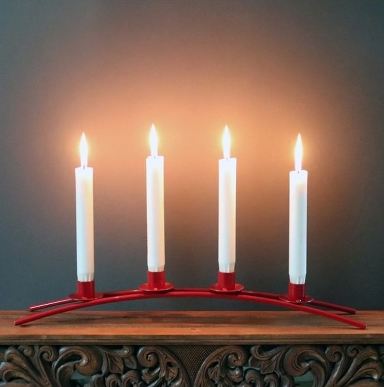 Ingebretsens Nordic Marketplace Red Swedish Advent Candleholder