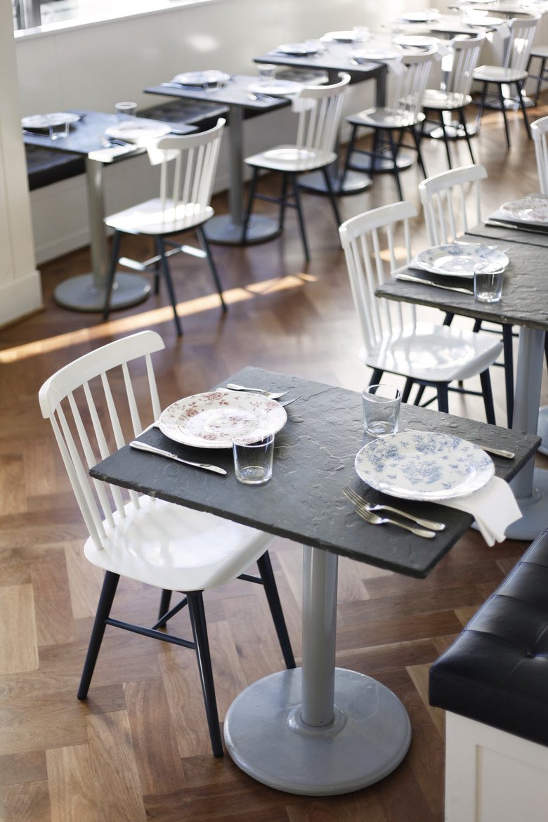 Bateau dining chairs.