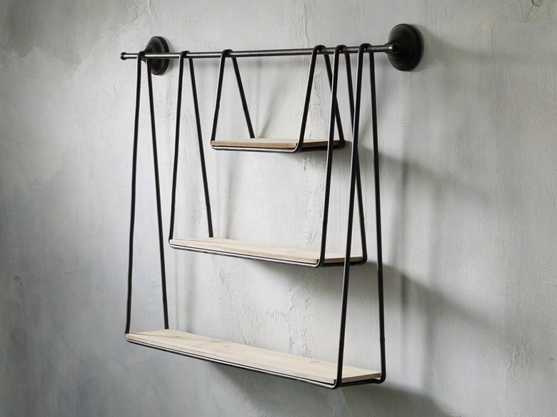 triple tier shelving unit