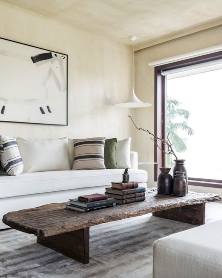 dark wood rustic table