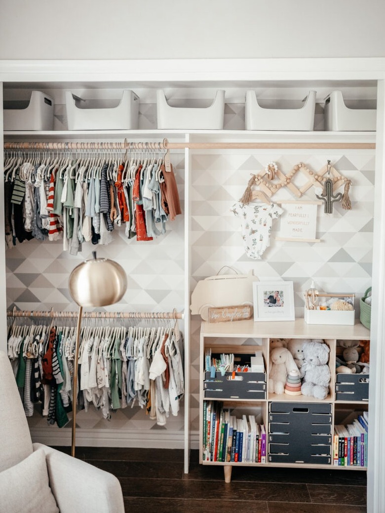 small nursery closet idea