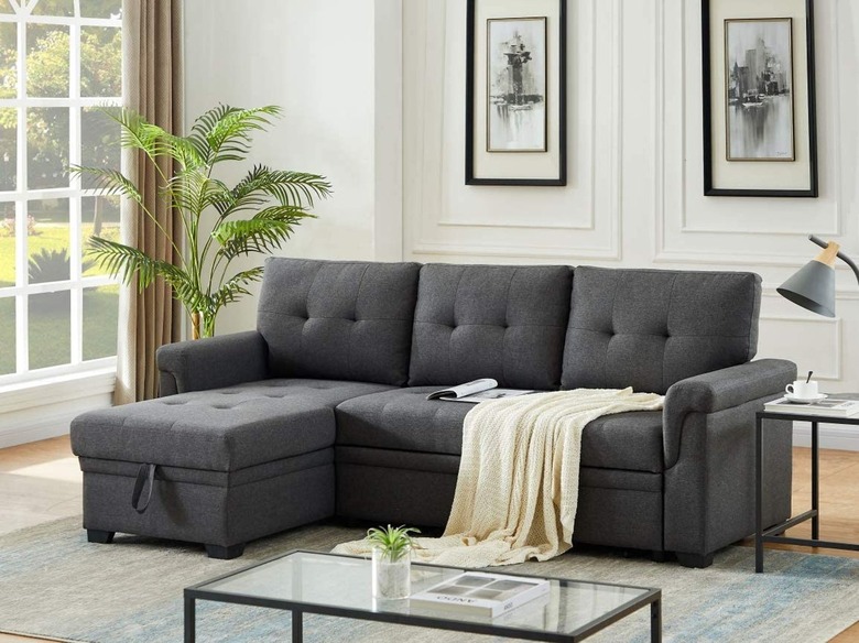 Lilola Home Lucca Reversible Sectional Sleeper Sofa