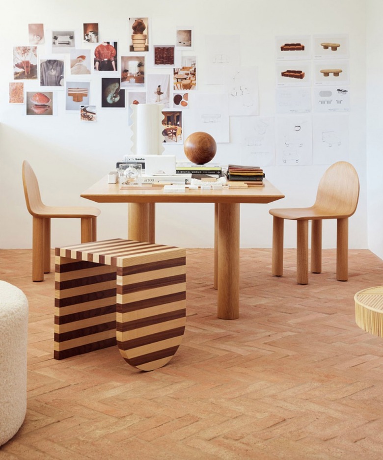 Office with desk for two