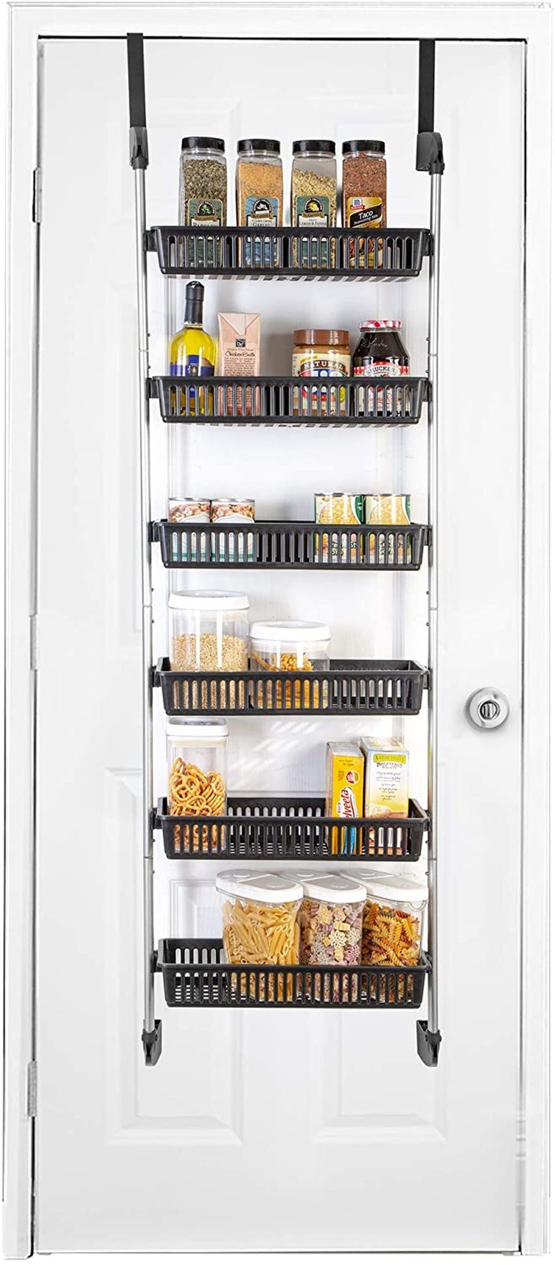 Smart Design Over The Door Pantry Organizer Rack
