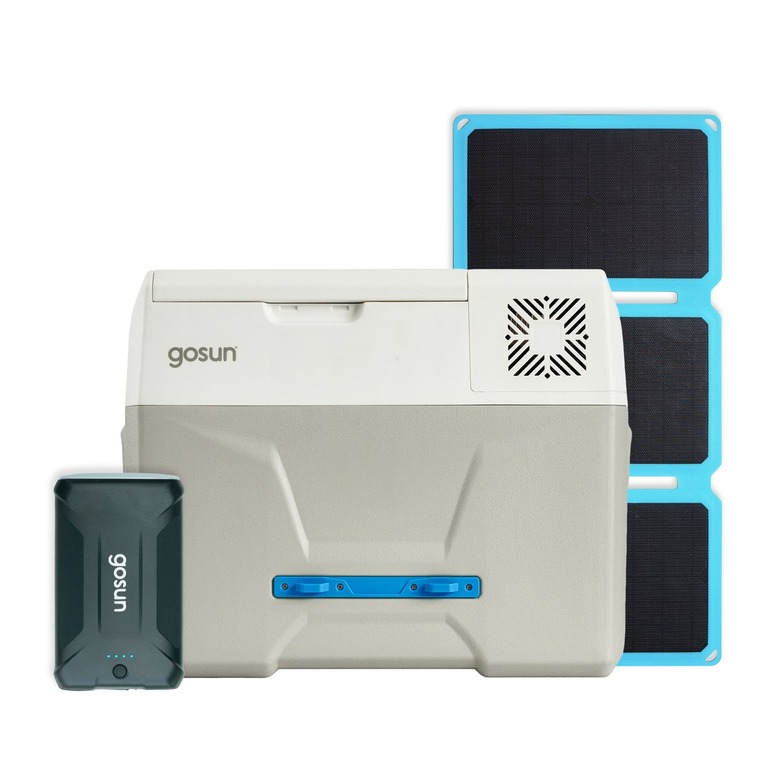gosun solar cooler solar powered camping gear