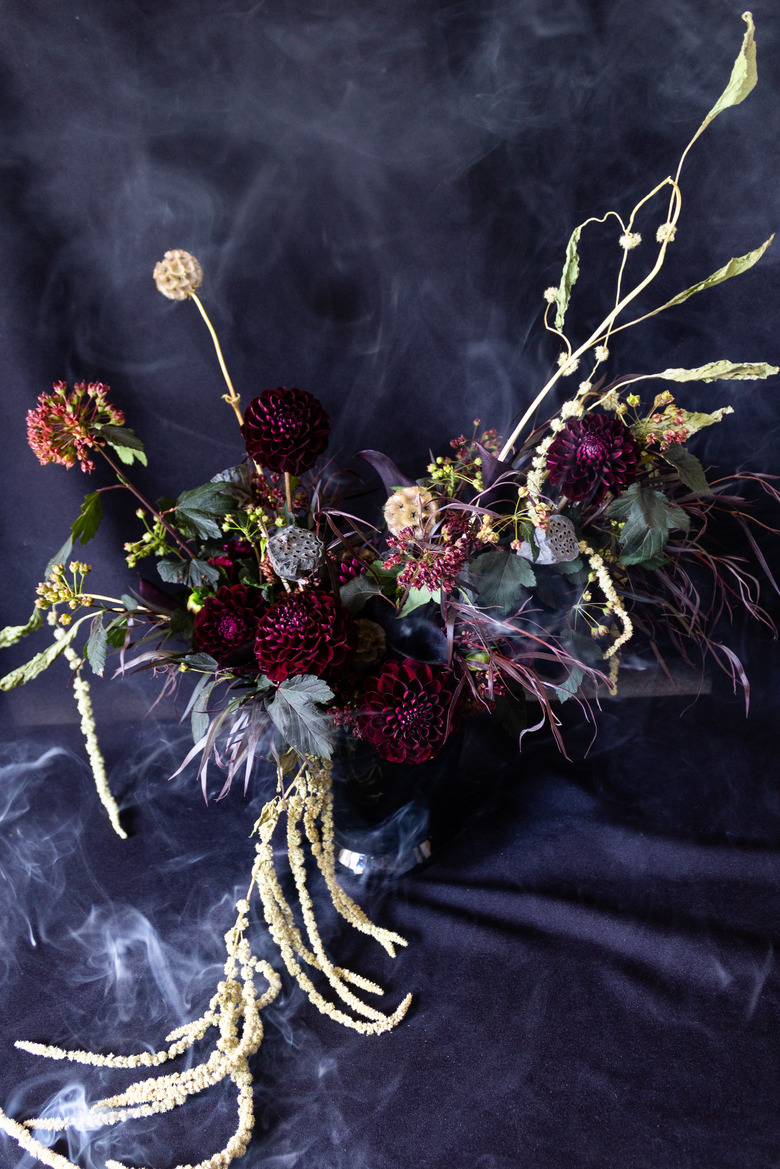 Spooky Holiday Floral Arrangement
