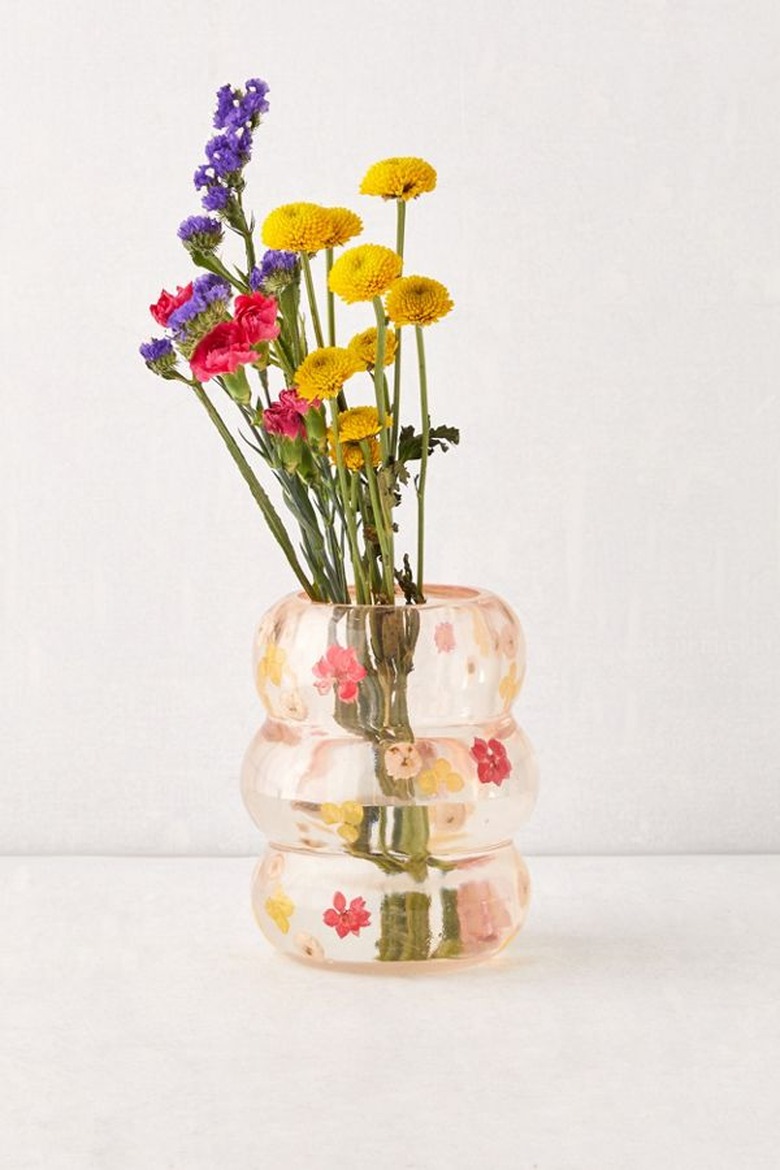 resin flower vase