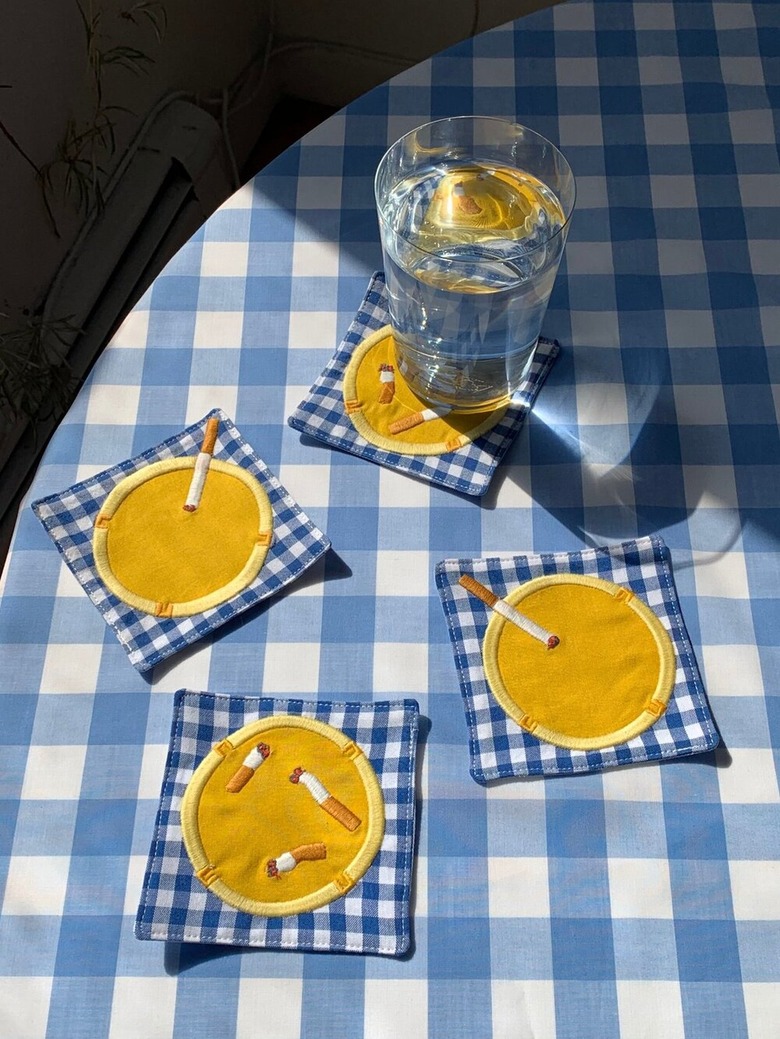 Steak Diane coasters