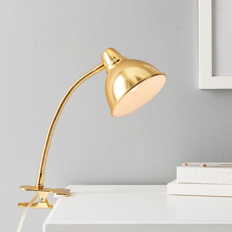 Pottery Barn Dorm Shine-On Clip Task Light