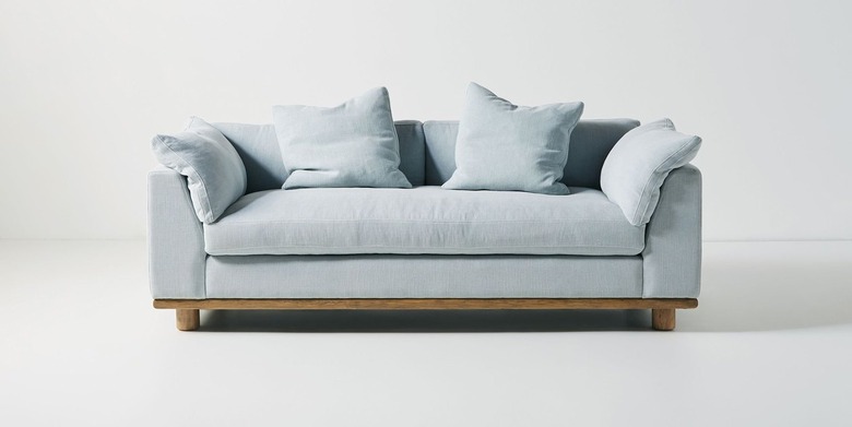 light blue couch