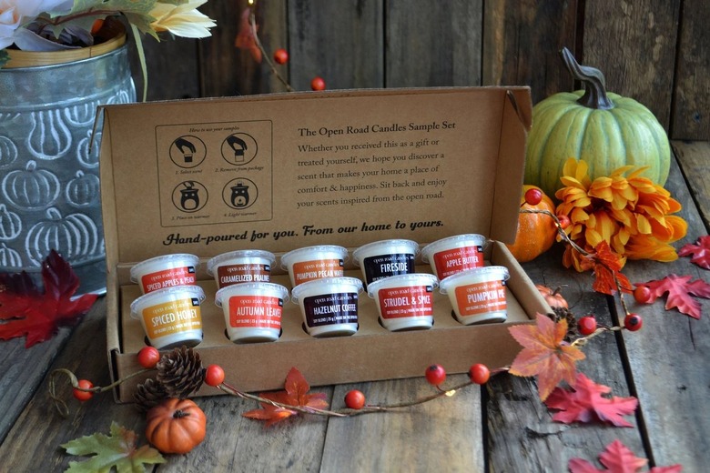 Open Road Candles Fall Sample Wax Melt Box