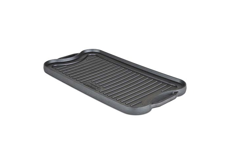 Viking Cast Iron Double Burner Reversible Griddle & Grill
