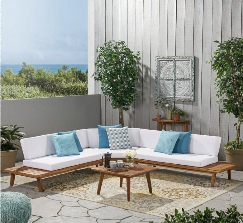 Threshold Designed With Studio McGee Springville Wood Executive Desk With Drawers