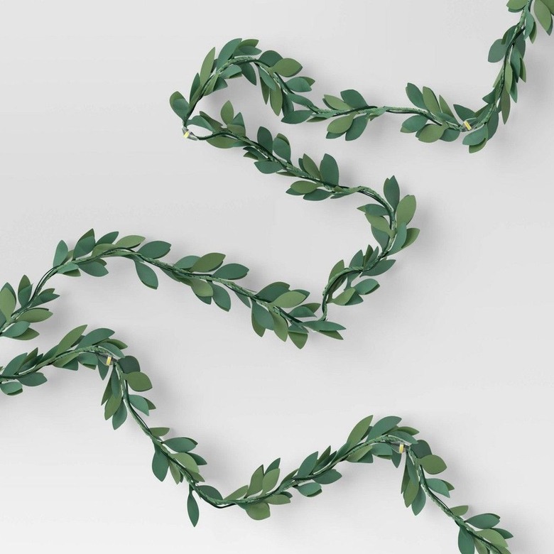 Threshold 18ct LED Microdot Leaf Garland Fairy String Lights