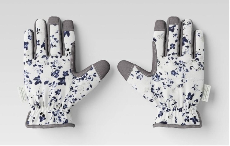 Smith & Hawken Floral Duck Canvas Glove
