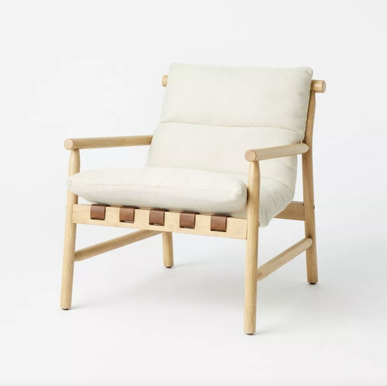 sling-back accent chair