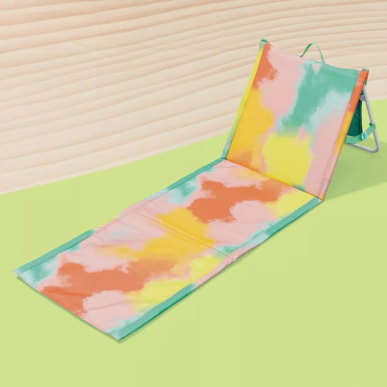Rainbow portable lounger