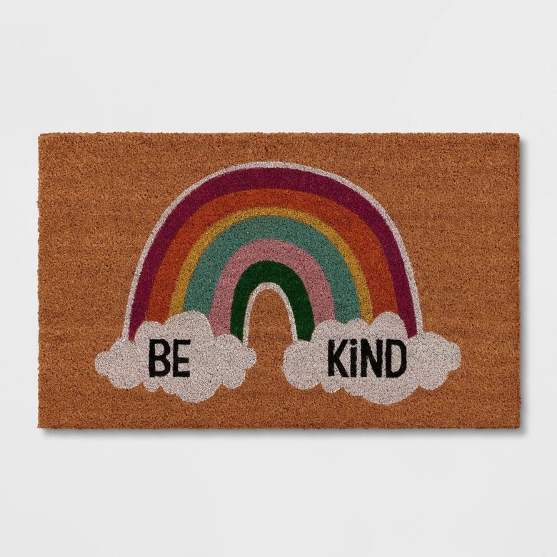 Rainbow doormat