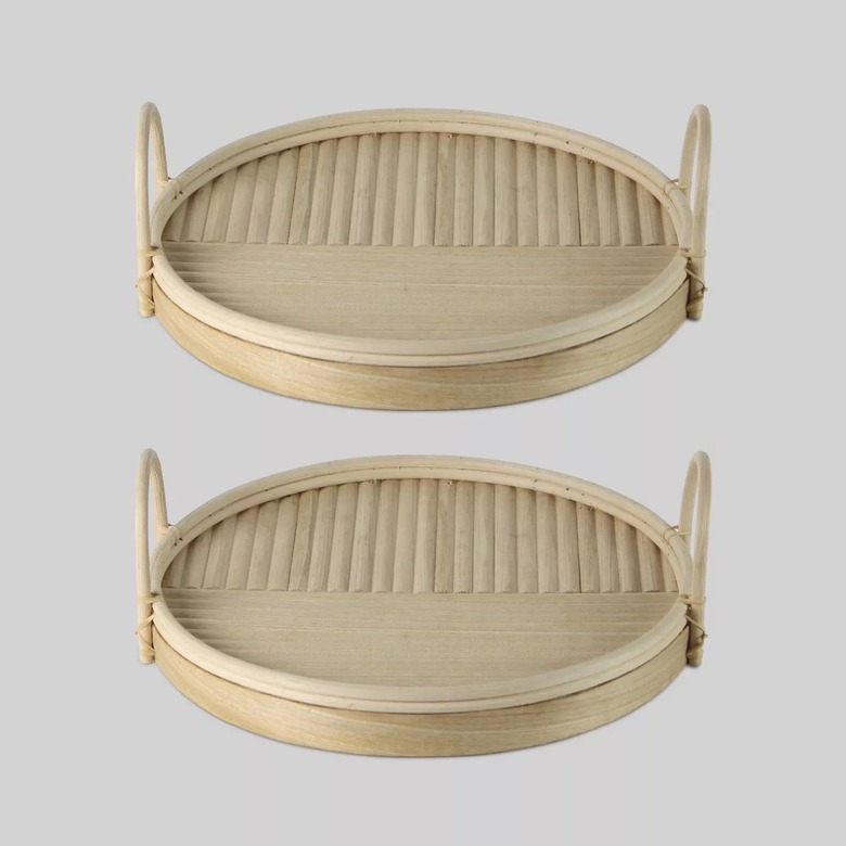 Bullseye's Playground Rattan 10 Decorative Tray