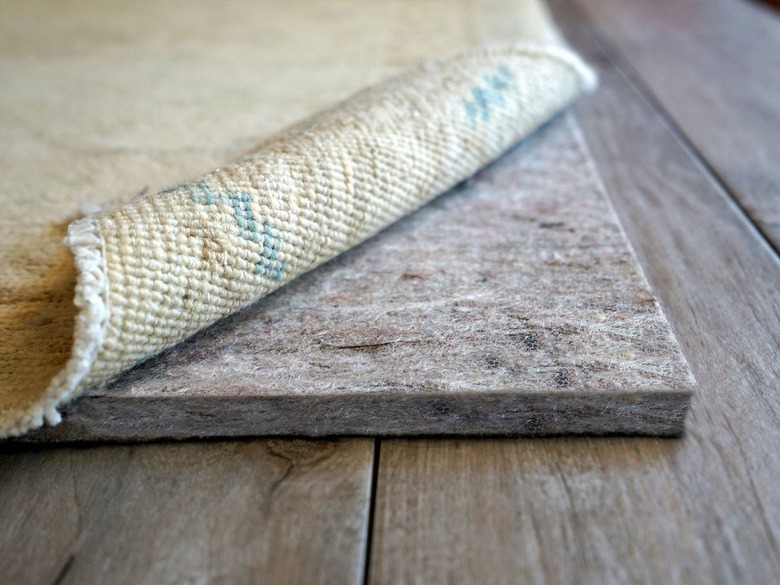 Carpet with underpadding.