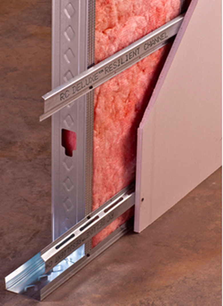 Resilient channel system.