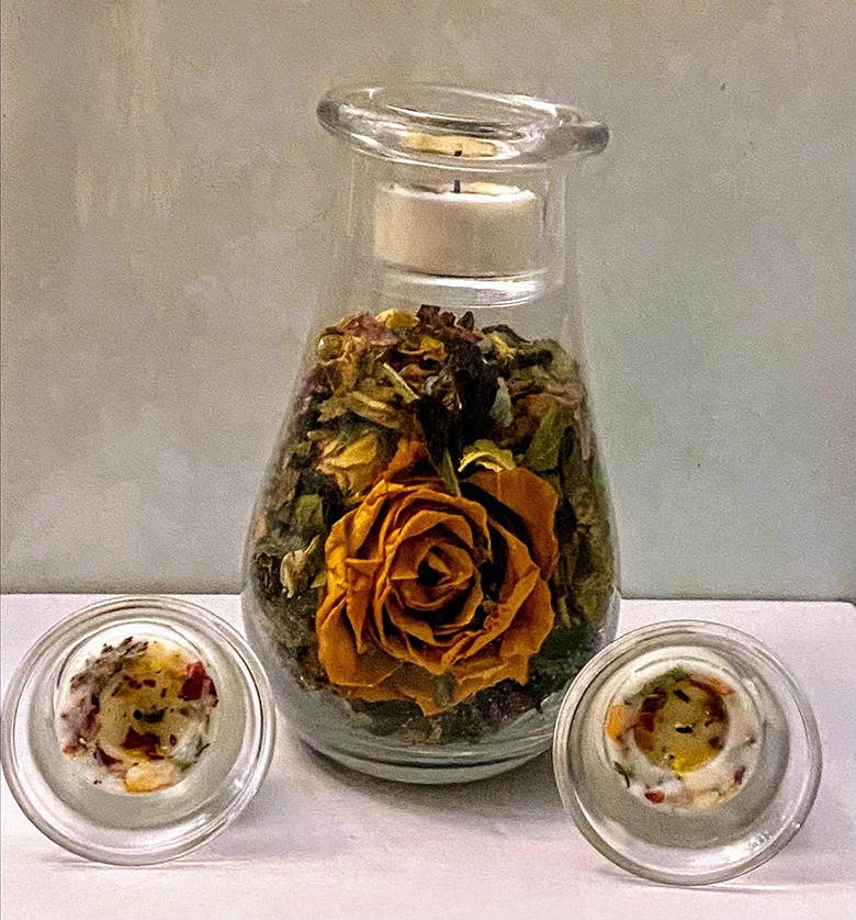 Potpurri with Tealights