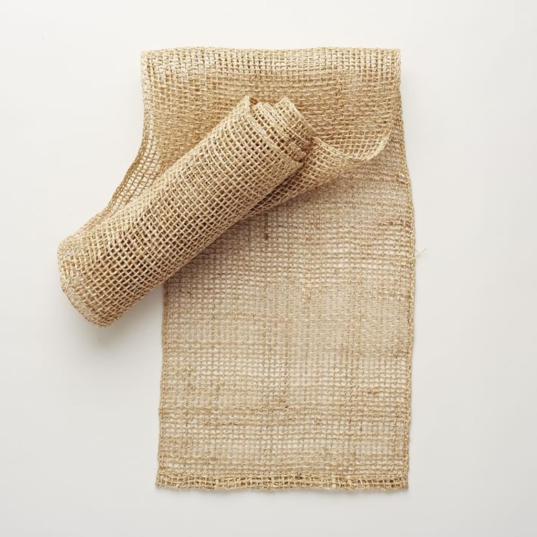 natural fishnet woven table runner