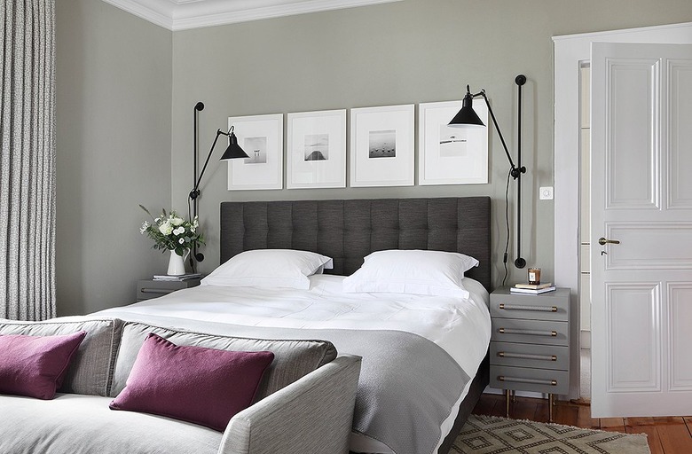 gray bedroom