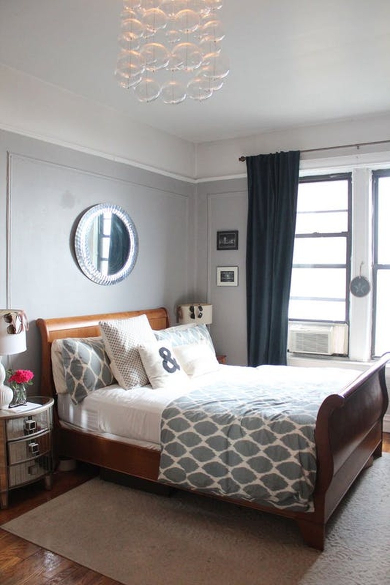 gray bedroom