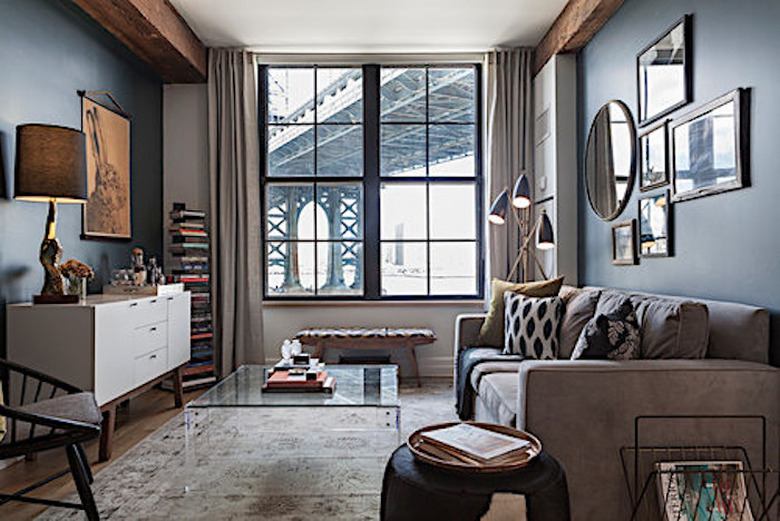 gray living room