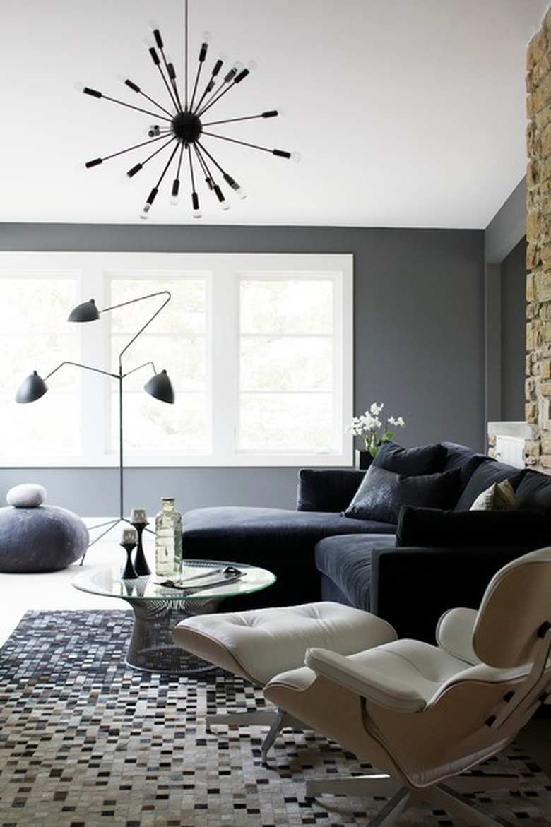 gray living room