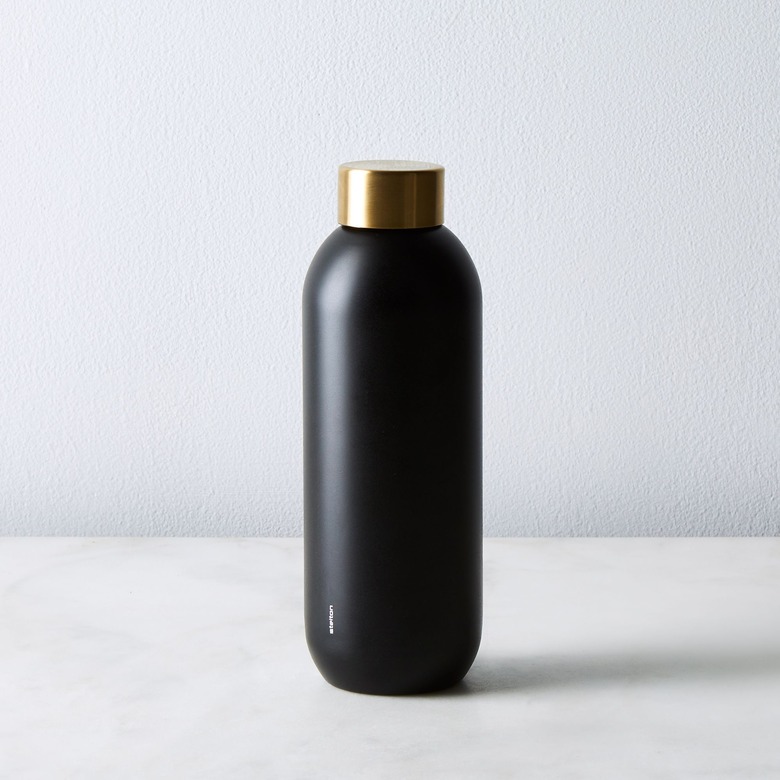 Stelton Brass and Stainless Steel Water Bottle