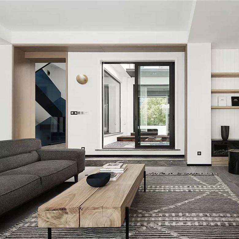 Homary Modern Rectangular Coffee Table