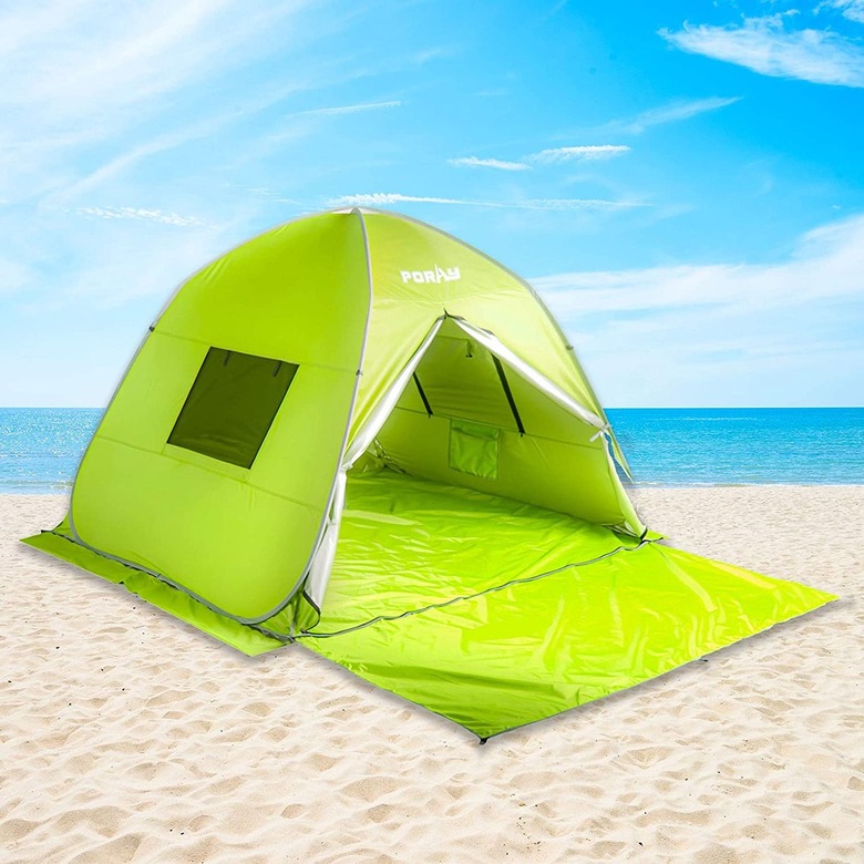 Poayhut Deluxe Size Instant Setup Beach Tent