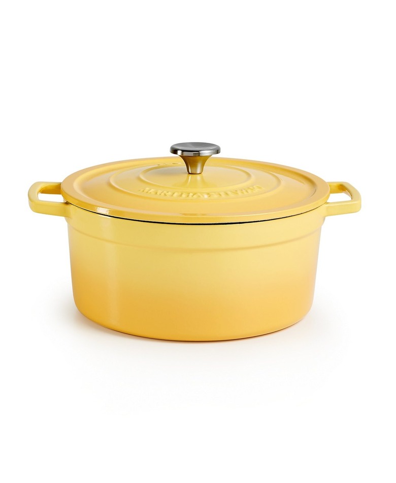 Martha Stewart Collection Enameled Cast Iron Round Dutch Oven