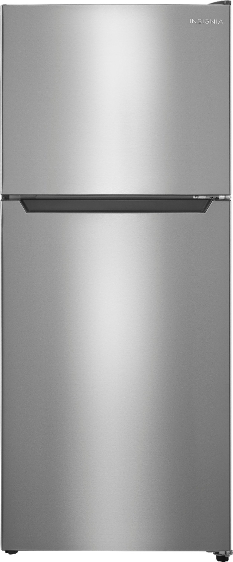 Insignia Top-Freezer Refrigerator in Stainless steel