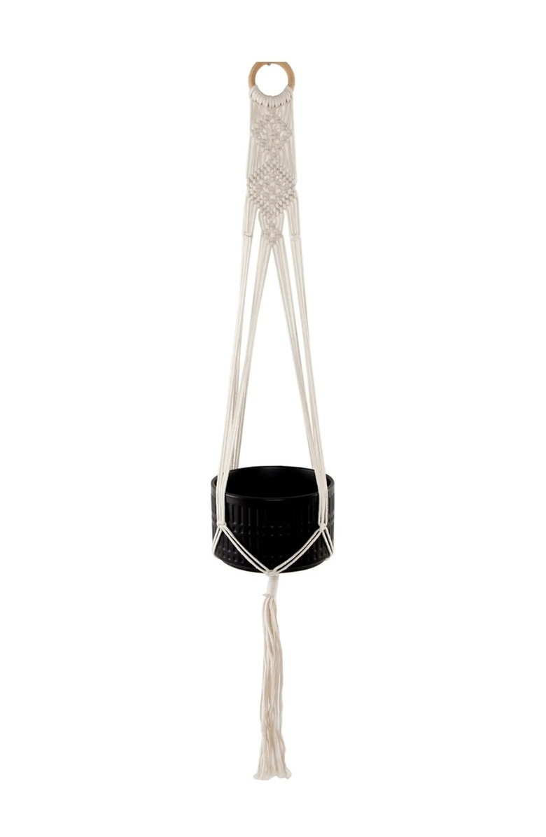 macrame planter holder
