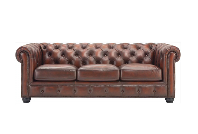 Raymour and Flanigan leather sofa