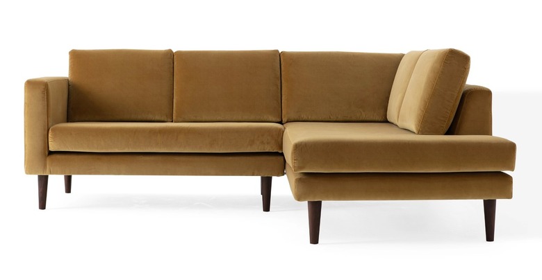 merigold velvet sectional