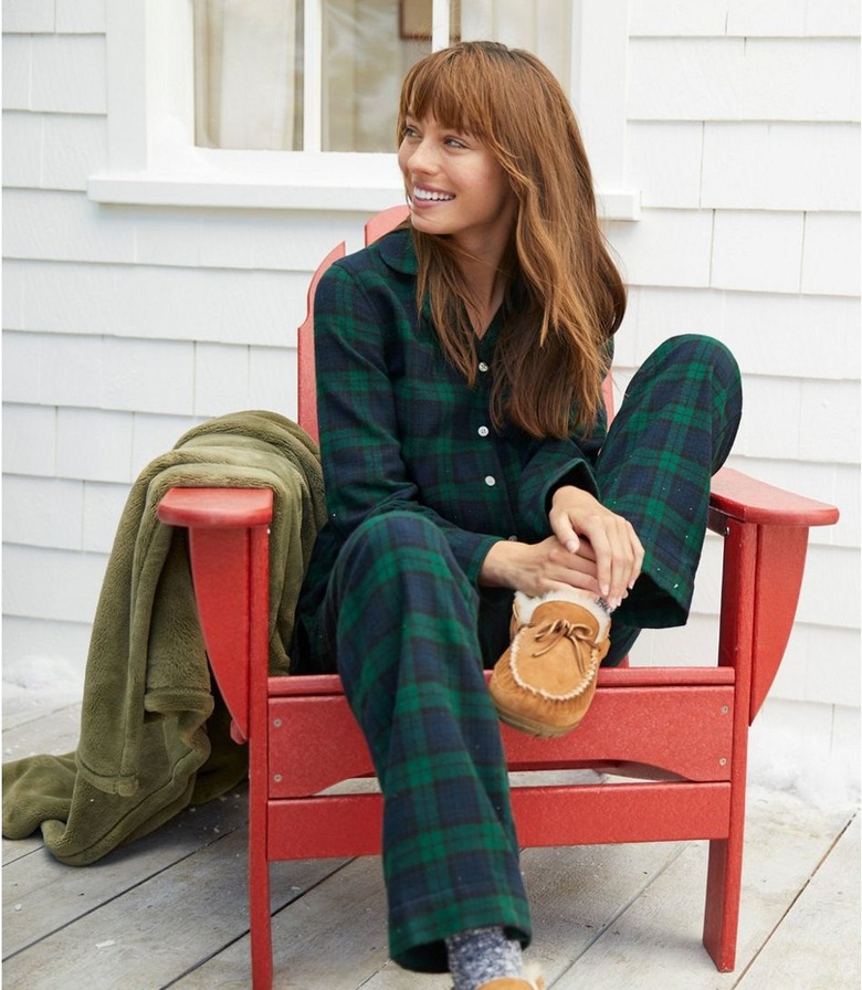 L.L. Bean Women's Scotch Plaid Flannel Pajamas
