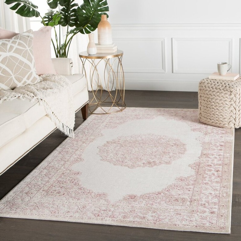 Etta Avenue Devin Oriental Pink Area Rug