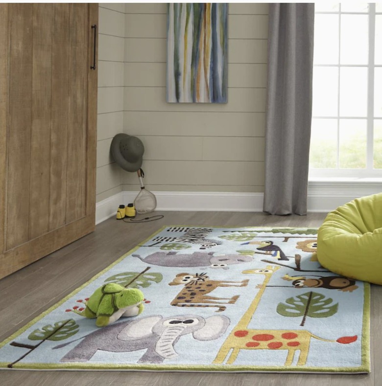 Momeni Lil Mo Whimsy Blue Area Rug